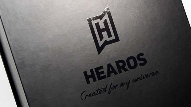 hearos uv lack logo verpackung druck