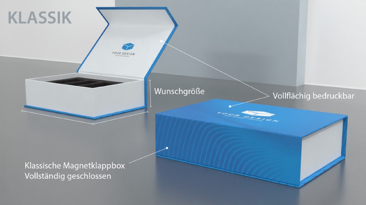 klappschachtel mit magnetverschluss