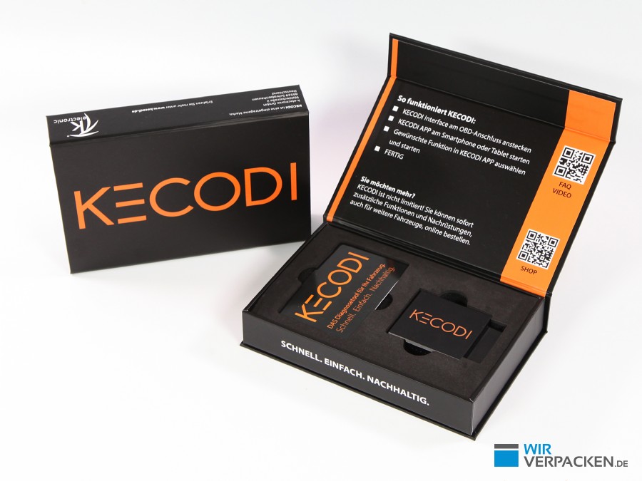 Hochwertig verpackter Elektroartikel von KECODI