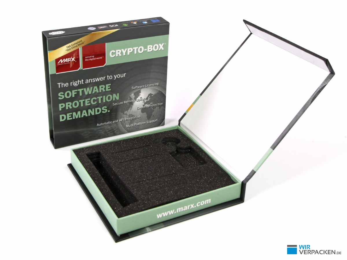 Präsentationsverpackung für Software